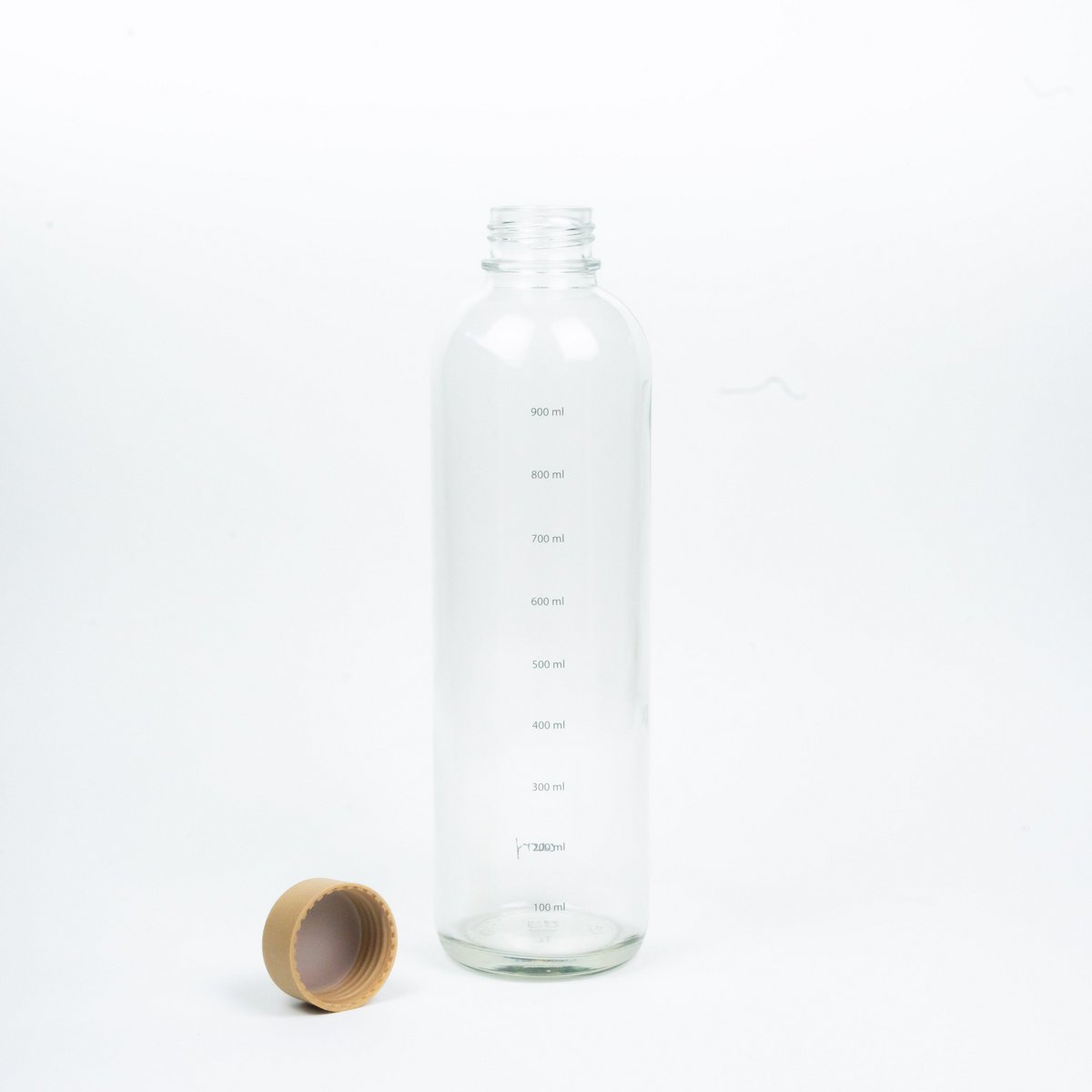 CARRY Bottle HYDRATION BOOSTER 1,0 l Glasflasche - die Motivationsflasche