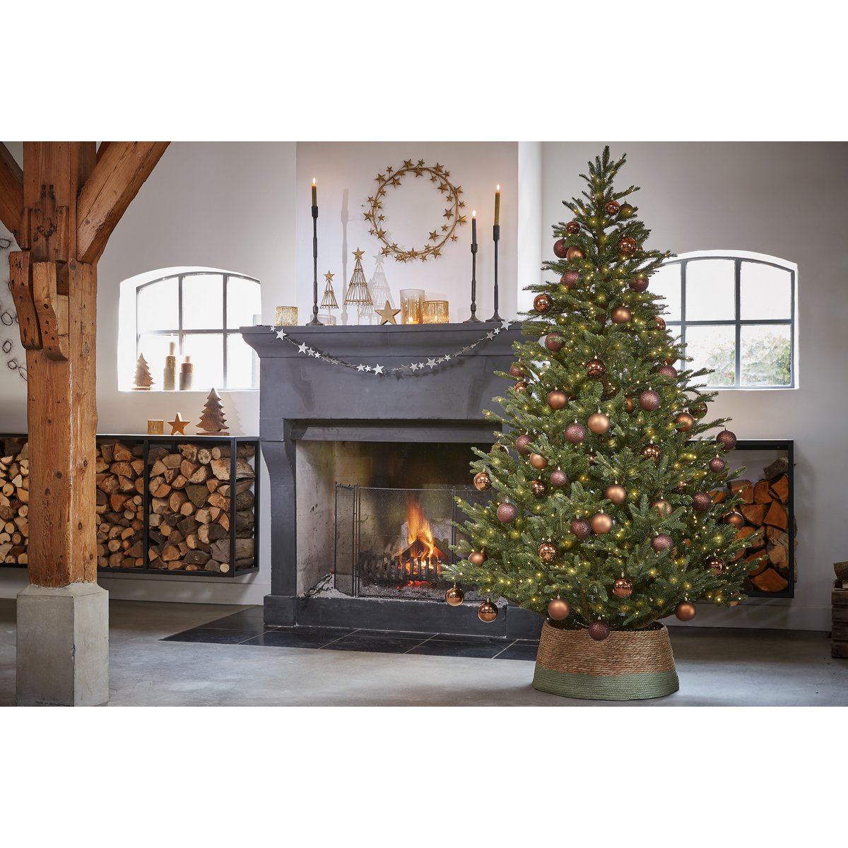 Frasier Künstlicher Weihnachtsbaum – H215 x Ø145 cm – Grün