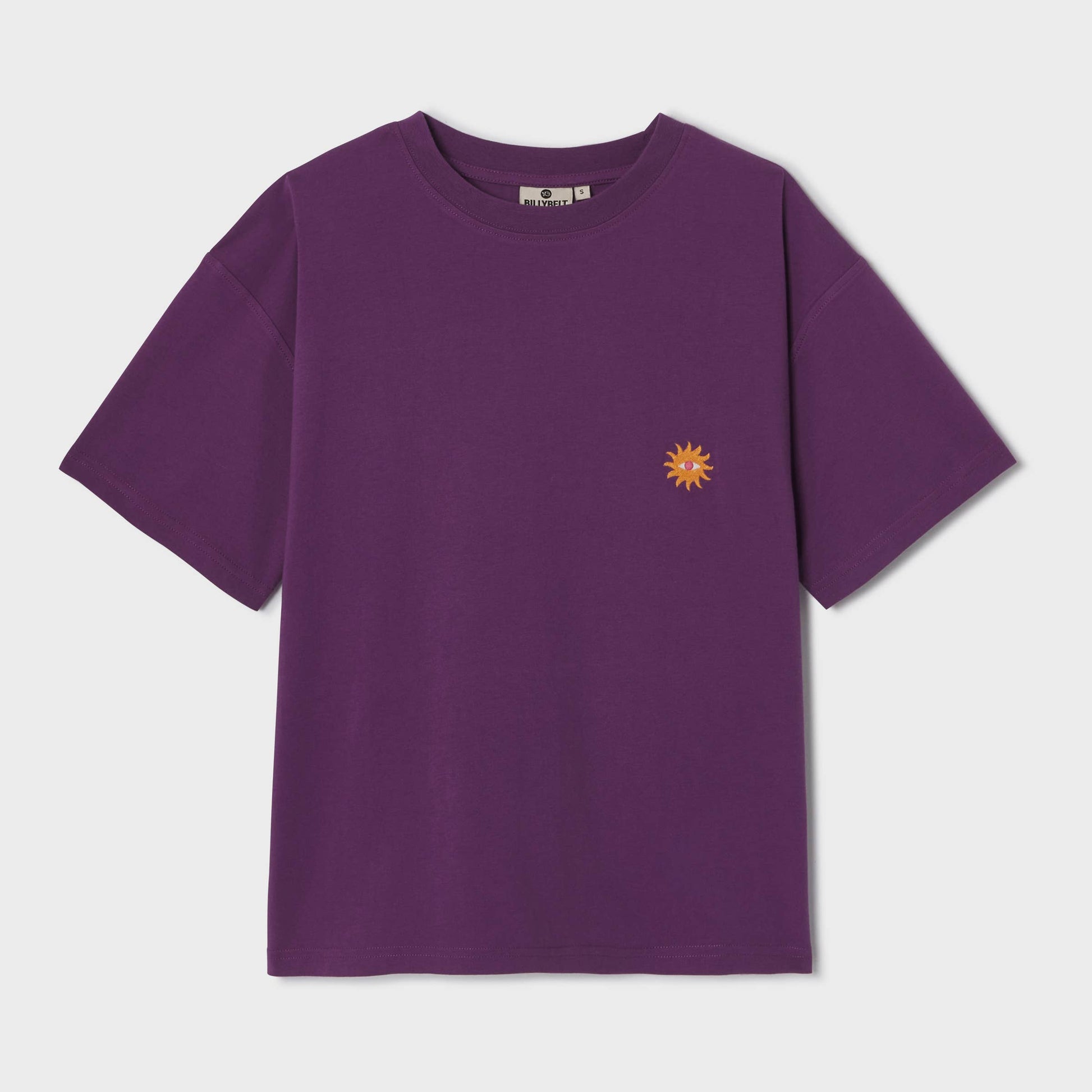 Damen T-Shirt Bio-Baumwolle Violett Größe L – BILLYBELT