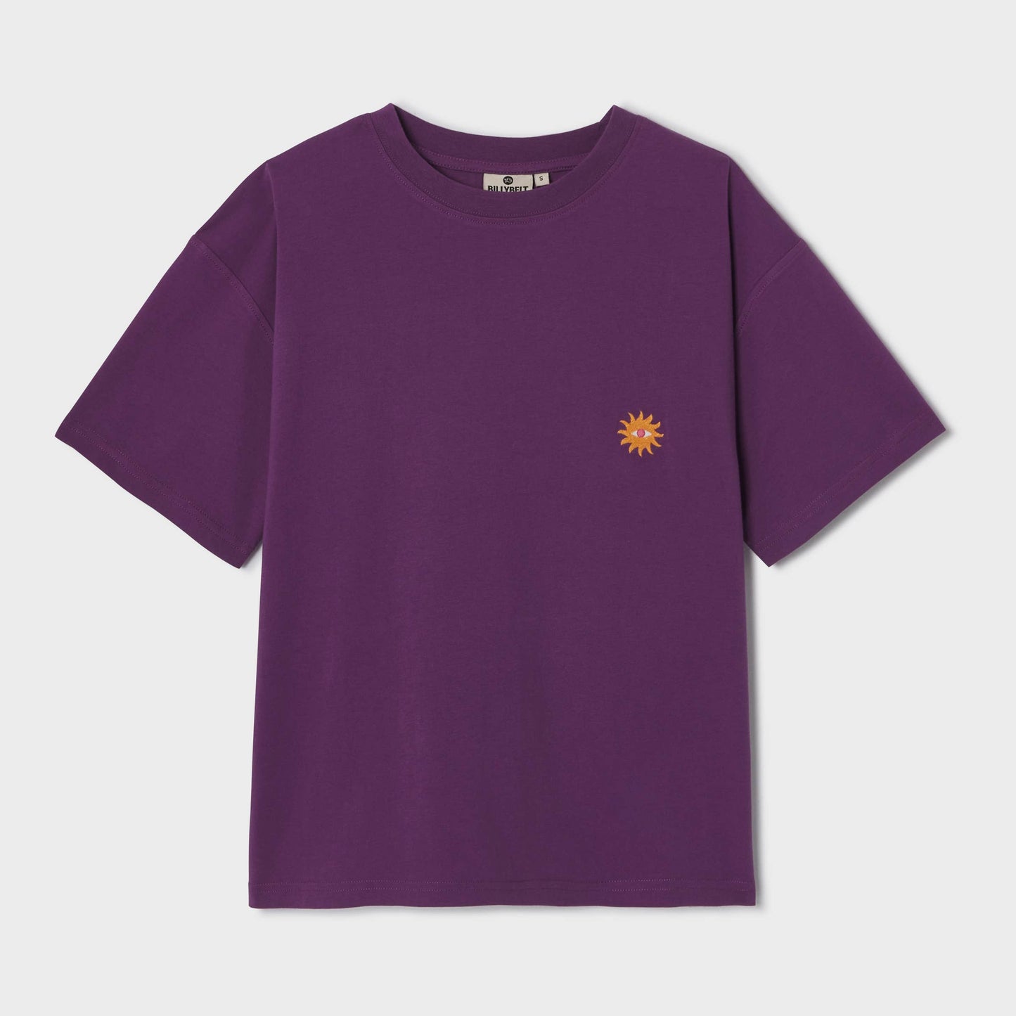 Damen T-Shirt Bio-Baumwolle Violett Größe M – BILLYBELT