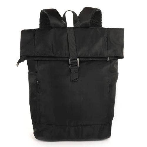 Rucksack Schwarz – Trendiger Rolltop Rucksack