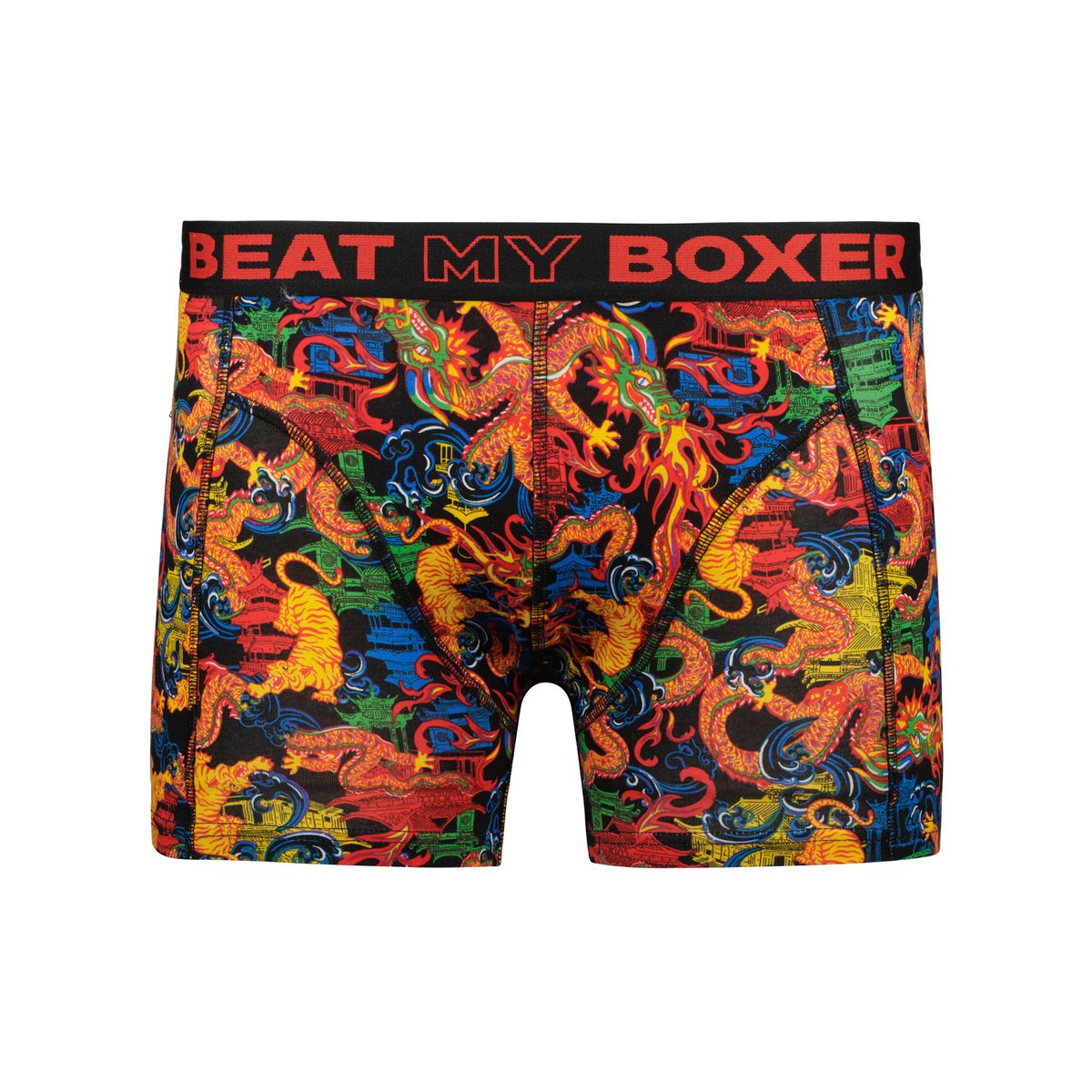 DRAGON | Herren-Boxershorts | Beat My Boxer - HOLE-X-WORLD