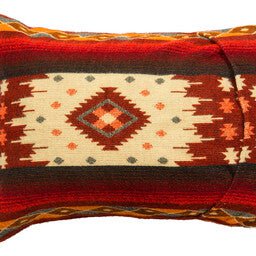 Kissen 40x60cm – Native Quilotoa Red – inklusive Entenfeder-Innenkissen