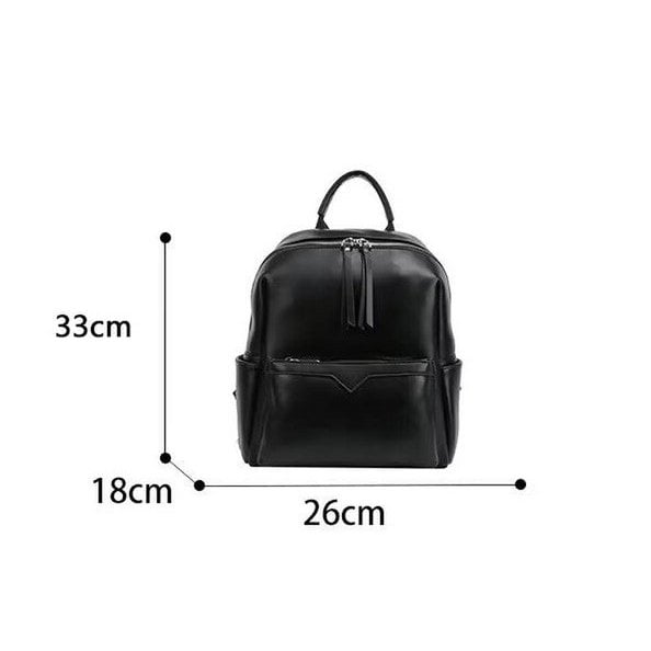 AnBeck ‘Less is more’ Rucksack - in schwarz und beige - einach, schick und elegant! - HOLE-X-WORLD