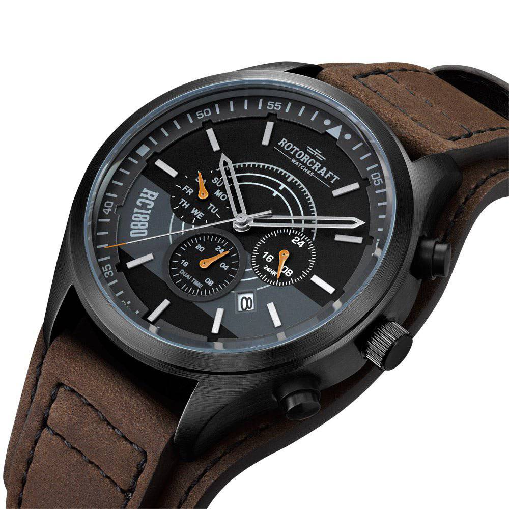 ROTORCRAFT UHR® Mayday RC6001 Dualzeit - HOLE-X-WORLD