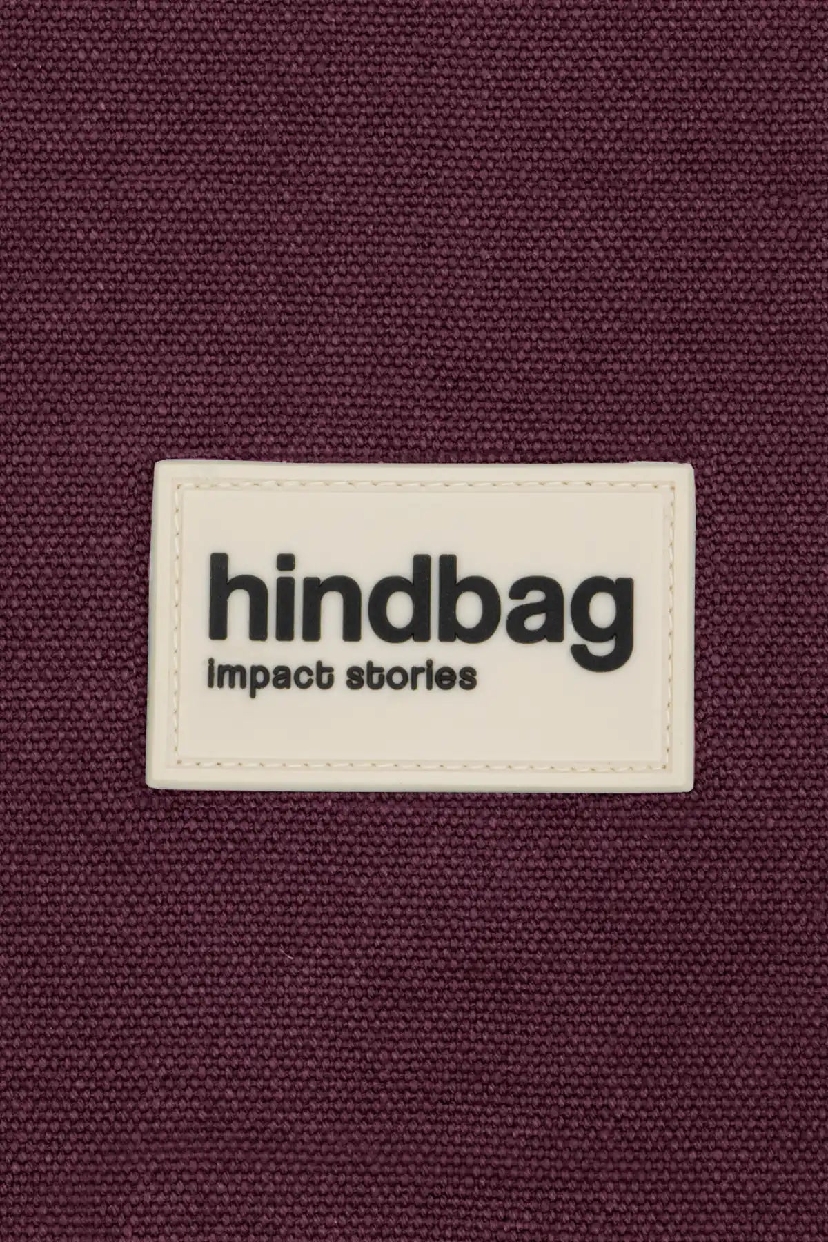 Tote Bag Paul von Hindbag in Pflaume – GOTS Bio-Baumwolle, 2 Trageriemen, Reißverschluss, ideal für Uni & Büro