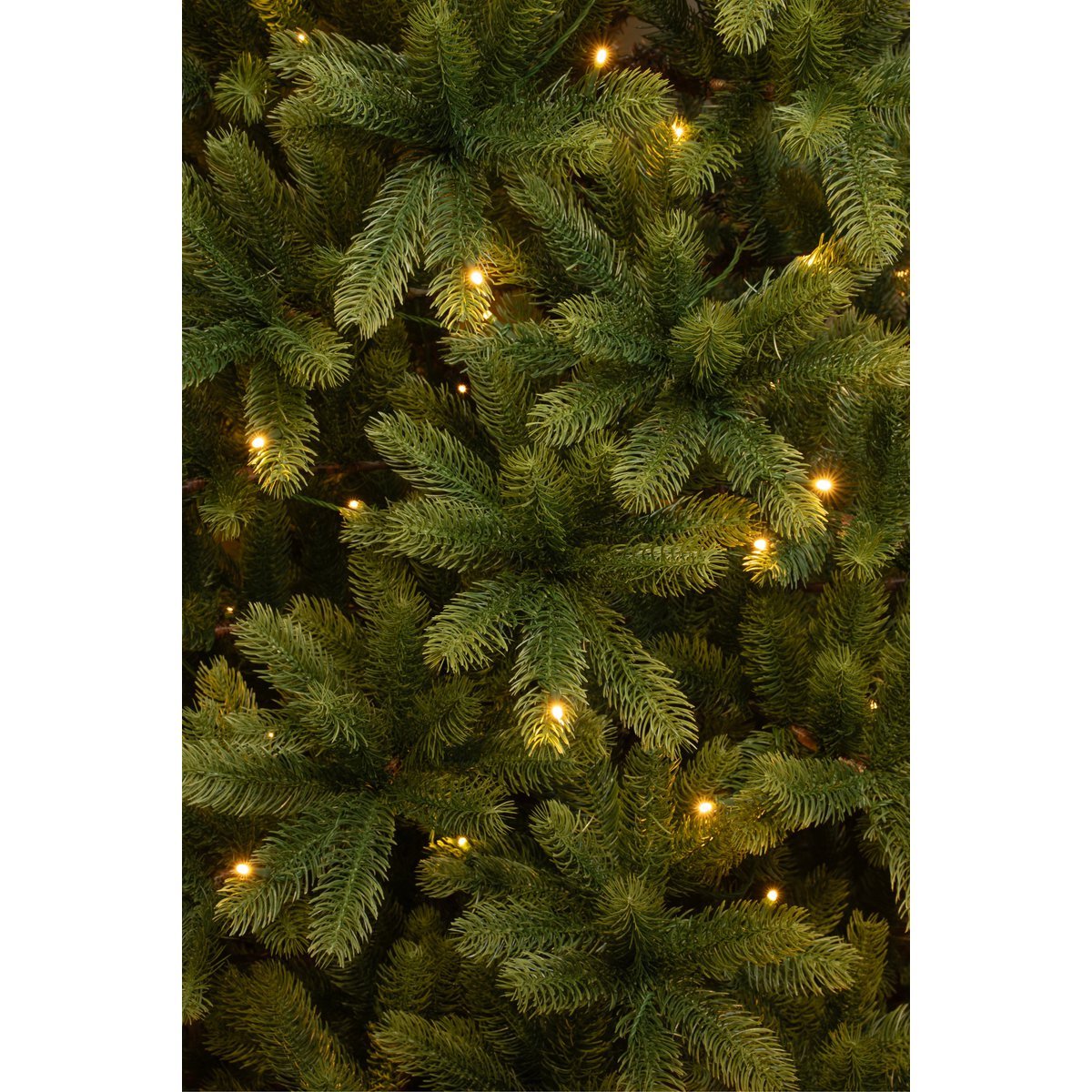 Nagoya Künstlicher Weihnachtsbaum mit warmweißer LED-Beleuchtung – H240 x Ø138 cm – Grün - HOLE-X-WORLD