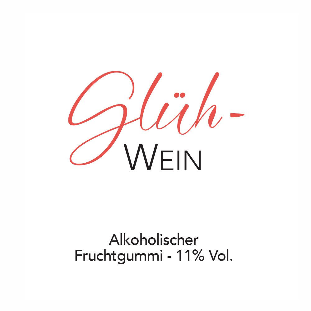 Glühwein – Alkoholische Fruchtgummis