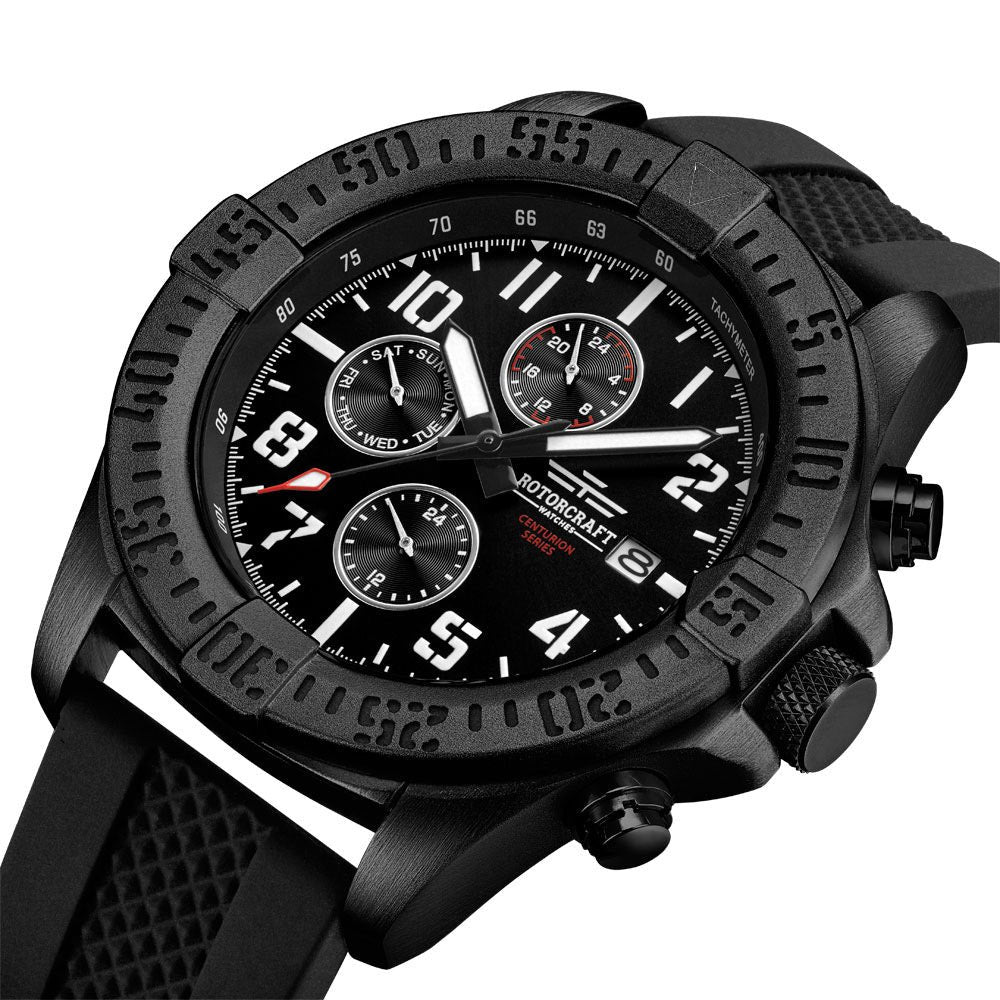 ROTORCRAFT UHR® Centurion RC1102 Dualzeit - HOLE-X-WORLD