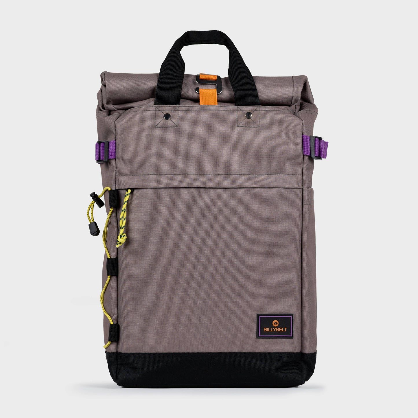 Roll-Top Rucksack aus 100% recyceltem Polyester - Taupe