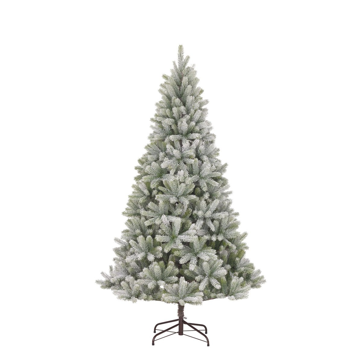 Nagoya Künstlicher Weihnachtsbaum – H210 x Ø115 cm – Grün gefrostet - HOLE-X-WORLD