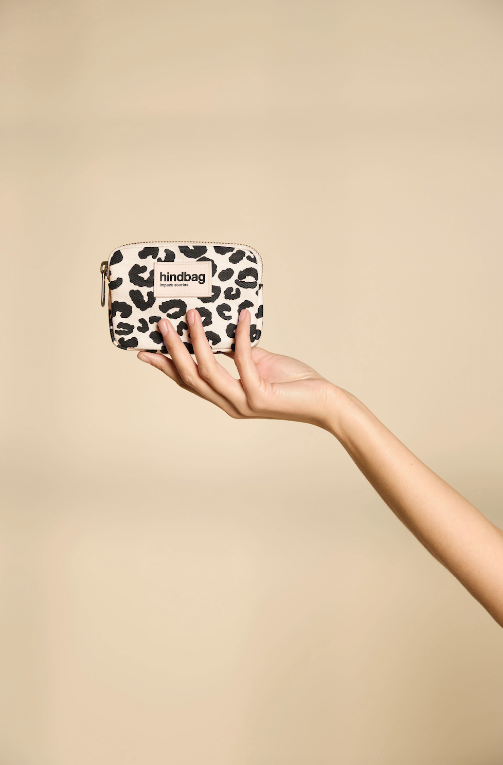 Portemonnaie Lili Leopard in Ecru