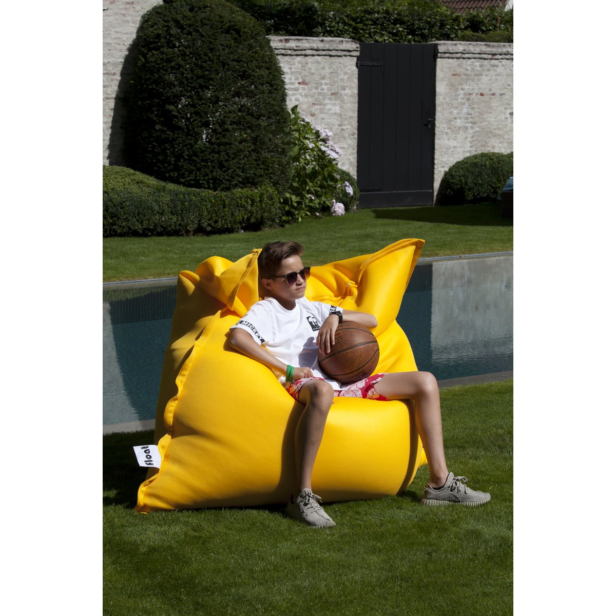 FLOAT BEAN BAG SCHWIMMBAD - gelb - HOLE-X-WORLD