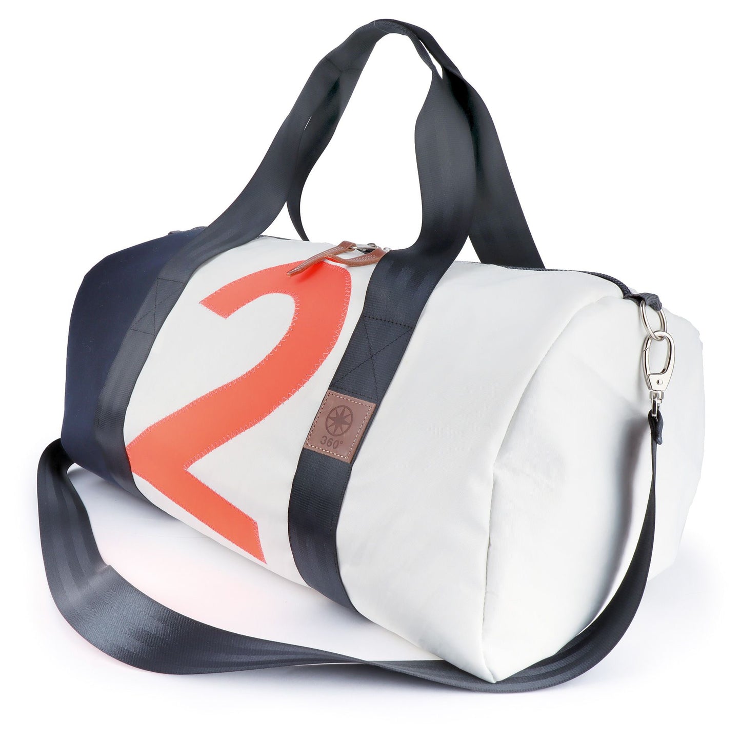 Duffle Bag "Pirat" navy/orange