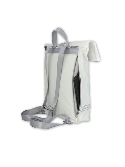 Wickeltop Rucksack "Möwe" mit Segelnummer