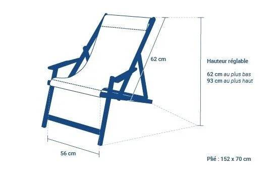 727 SAILBAGS Liegestuhl aus Buche100% recyceltes Segel N°423