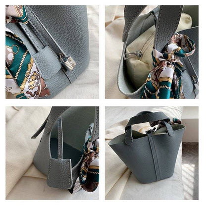 AnBeck 'The refreshing Lady' - Stilvolle 2 in 1 Handtasche (3 Farboptionen)- inkl. Zusatztasche! - HOLE-X-WORLD