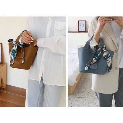 AnBeck 'The refreshing Lady' - Stilvolle 2 in 1 Handtasche (3 Farboptionen)- inkl. Zusatztasche! - HOLE-X-WORLD