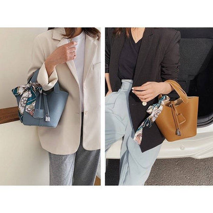 AnBeck 'The refreshing Lady' - Stilvolle 2 in 1 Handtasche (3 Farboptionen)- inkl. Zusatztasche! - HOLE-X-WORLD