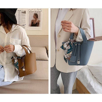 AnBeck 'The refreshing Lady' - Stilvolle 2 in 1 Handtasche (3 Farboptionen)- inkl. Zusatztasche! - HOLE-X-WORLD