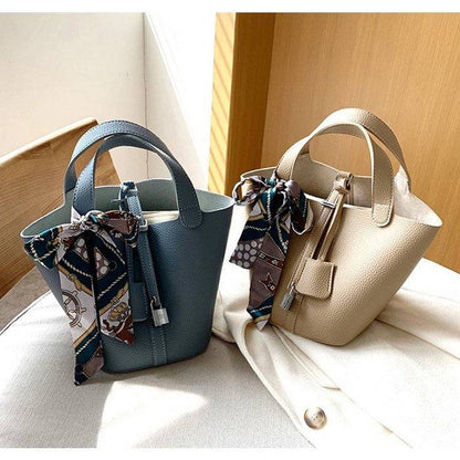 AnBeck 'The refreshing Lady' - Stilvolle 2 in 1 Handtasche (3 Farboptionen)- inkl. Zusatztasche! - HOLE-X-WORLD