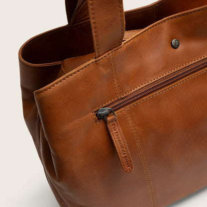 The Chesterfield Brand Gail Ledershopper in Cognac aus Wax Pull Up Leder