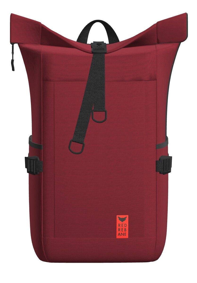 RED REBANE Purist Plus Rucksack + Fahrradtasche in einem | Bordeaux