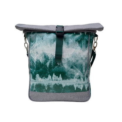 IKURI Fahrradtasche Pinos – einseitig, wasserdicht, 13–21 l, Klickfix, handgefertigt