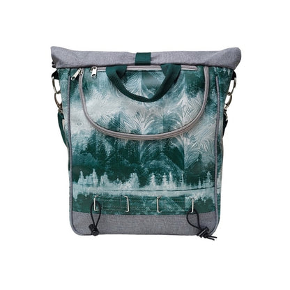 IKURI Fahrradtasche Pinos – einseitig, wasserdicht, 13–21 l, Klickfix, handgefertigt