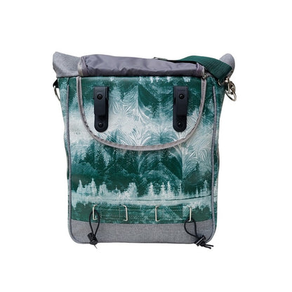 IKURI Fahrradtasche Pinos – einseitig, wasserdicht, 13–21 l, Klickfix, handgefertigt