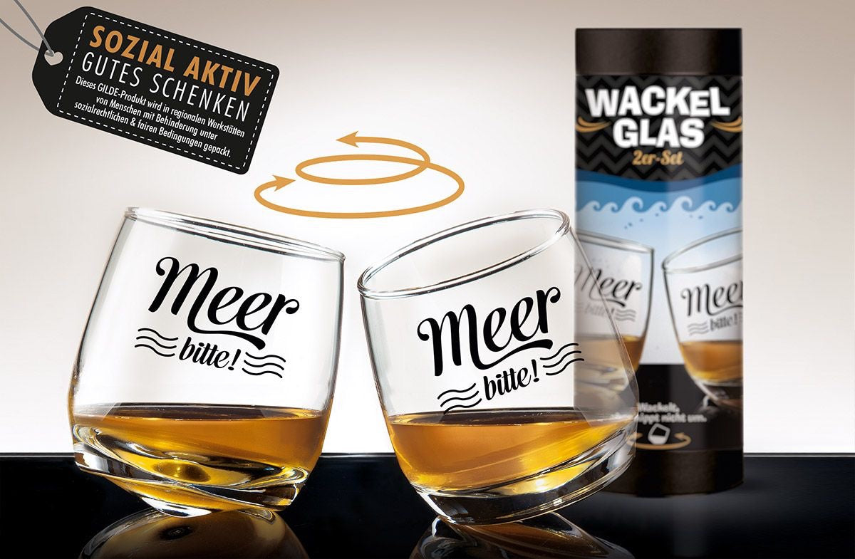 Wackelglas Meer bitte