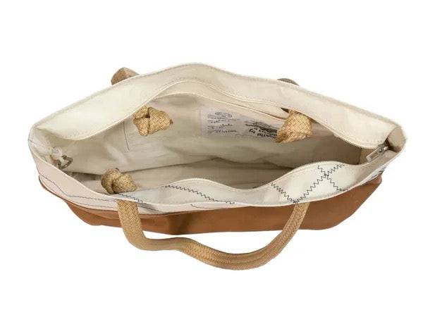 727 Sailbags Handtasche Belem Tasche Leder * recycelte Segel * Null Abfall Ziel