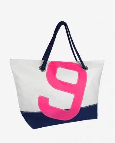 727 Sailbags Handtasche Carla N°9  100% recycelte Segel * Null Abfall Ziel * rosa * Handmade