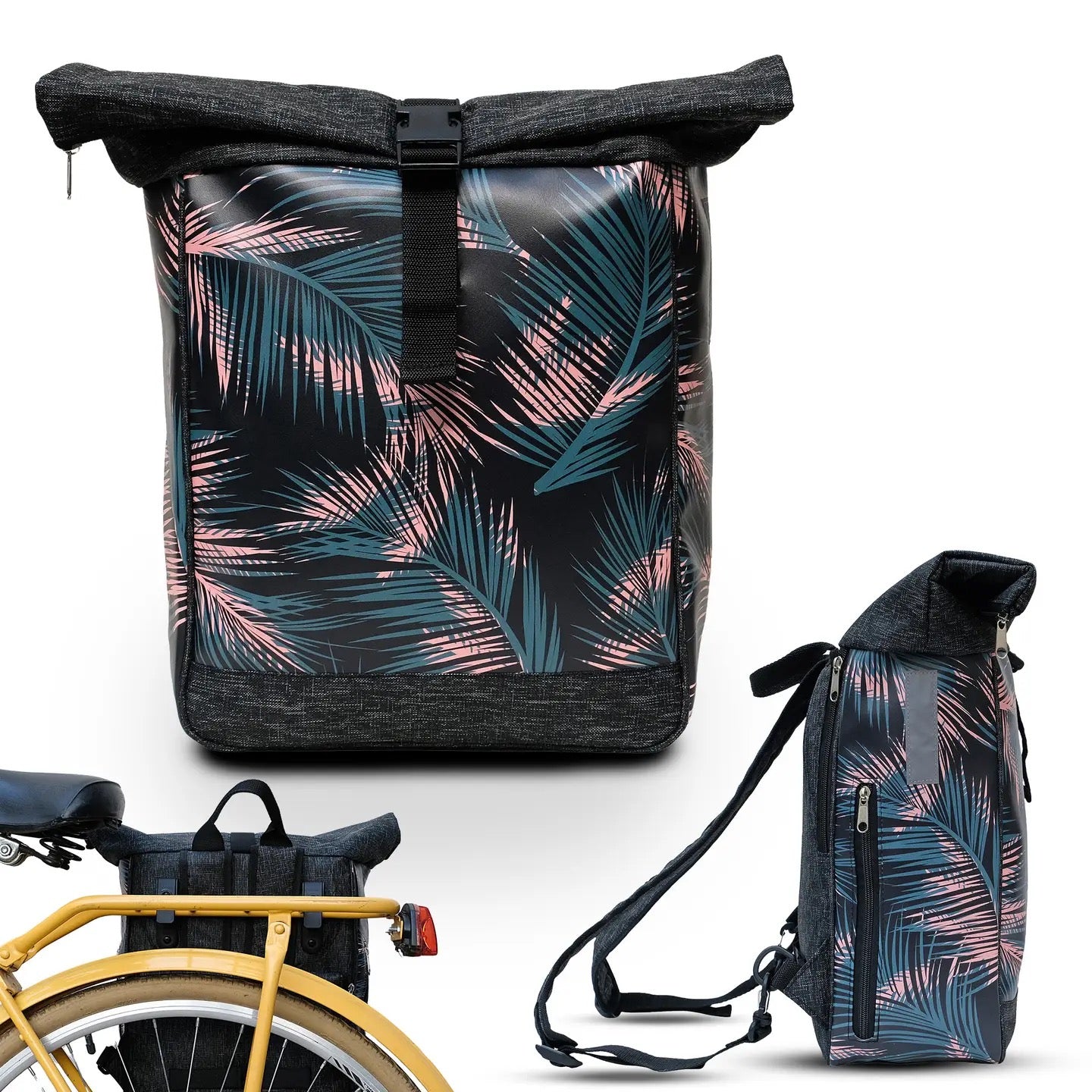 Kombi Fahrradtasche/Rucksack Retro Palma