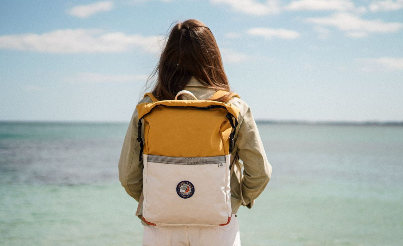 Rucksack Roll Up Ambre Sails von 727 Sailbags