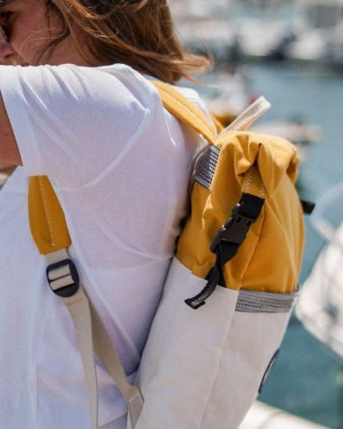 Rucksack Roll Up Ambre Sails von 727 Sailbags