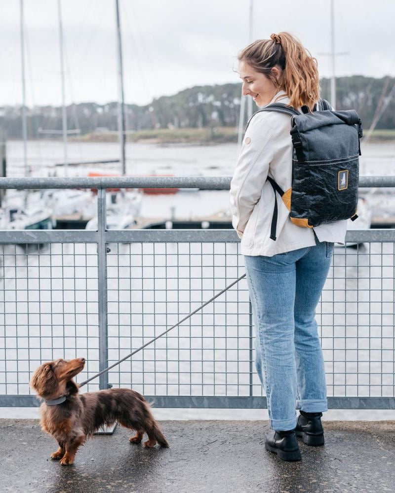 Rucksack Roll Up Violette Dorange