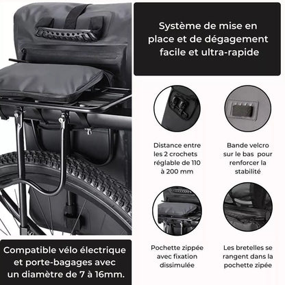 Badawin 4-in-1 Fahrradtasche Ali korallenrot