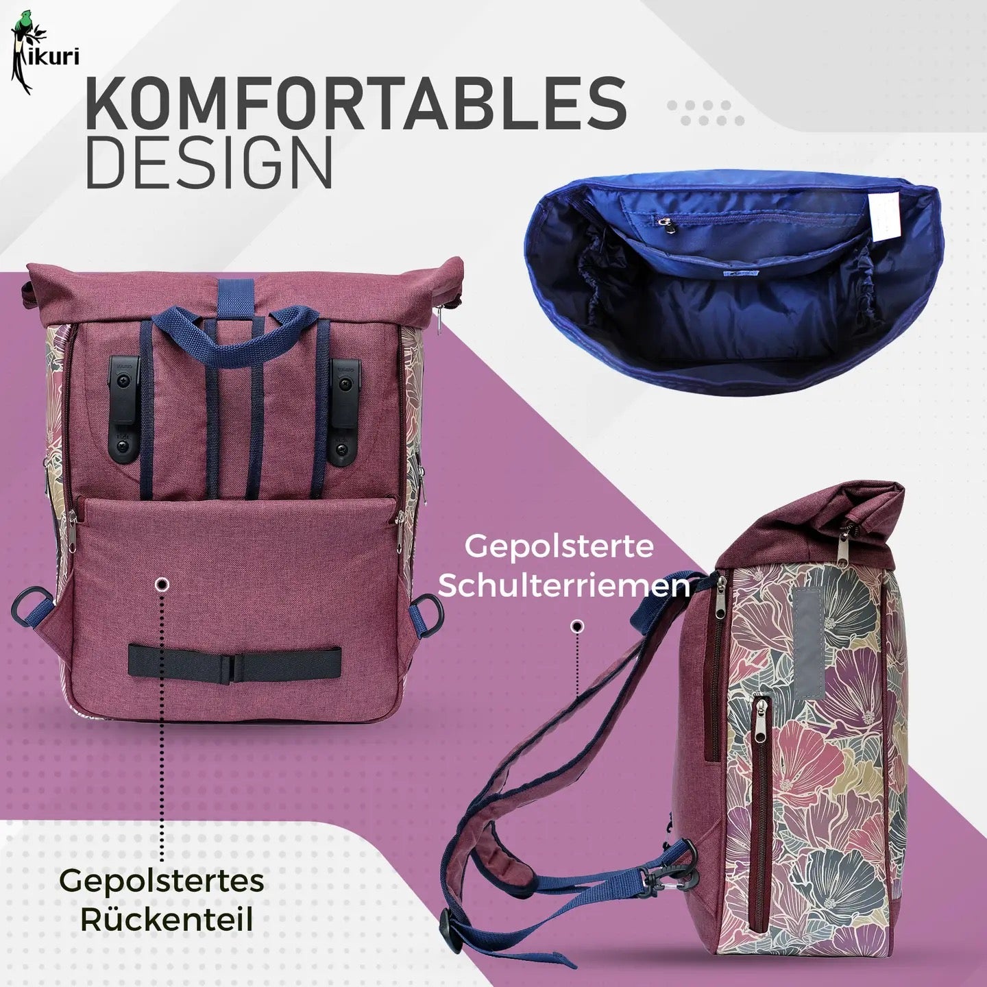 Kombi Fahrradtasche/Rucksack Veranillo