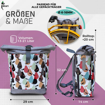 Kombi Fahrradtasche/Rucksack Peras