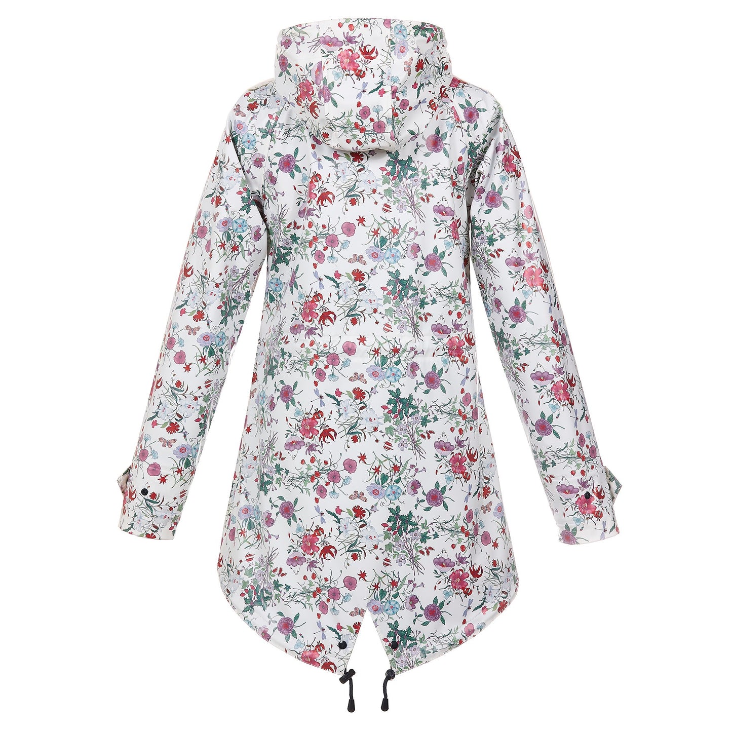 BMS HafenCity Coat SoftSkin Damen Regenmantel Blumenmuster All-Over-Print – BMS Hamburg | HOLE-X