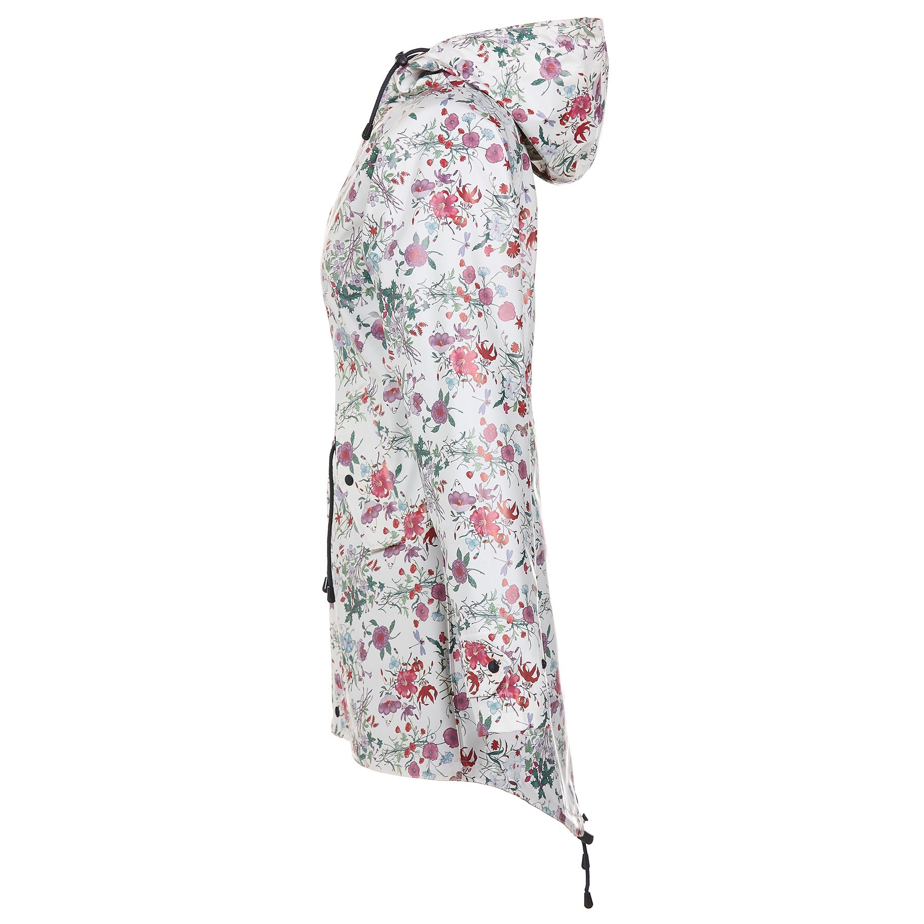 BMS HafenCity Coat SoftSkin Damen Regenmantel Blumenmuster All-Over-Print – BMS Hamburg | HOLE-X