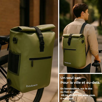 2-in-1 Fahrradtasche Ali Grün