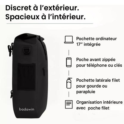 2-in-1 Fahrradtasche Ali Grün