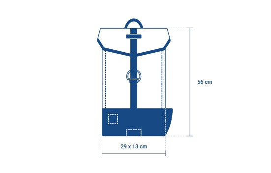 Rucksack Dinghy - grau