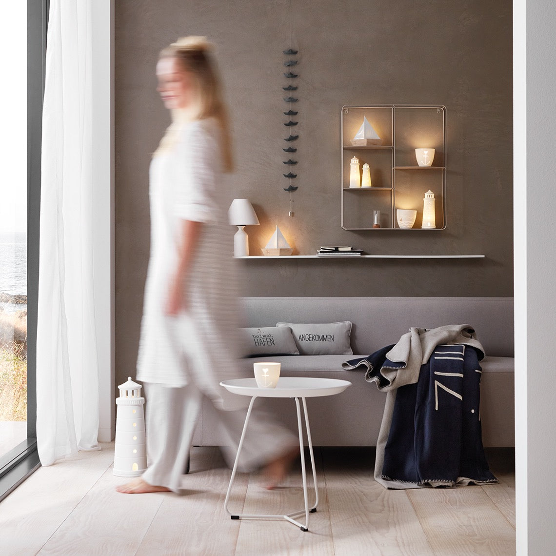 MEERESRAUSCHEN. DECKE "ZUHAUSE" von Räder Design