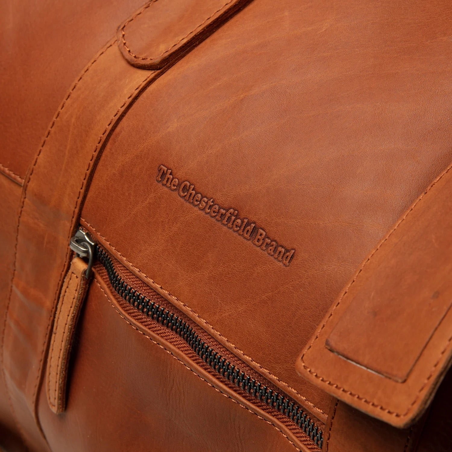 Leder Reisetasche Cognac Portsmouth