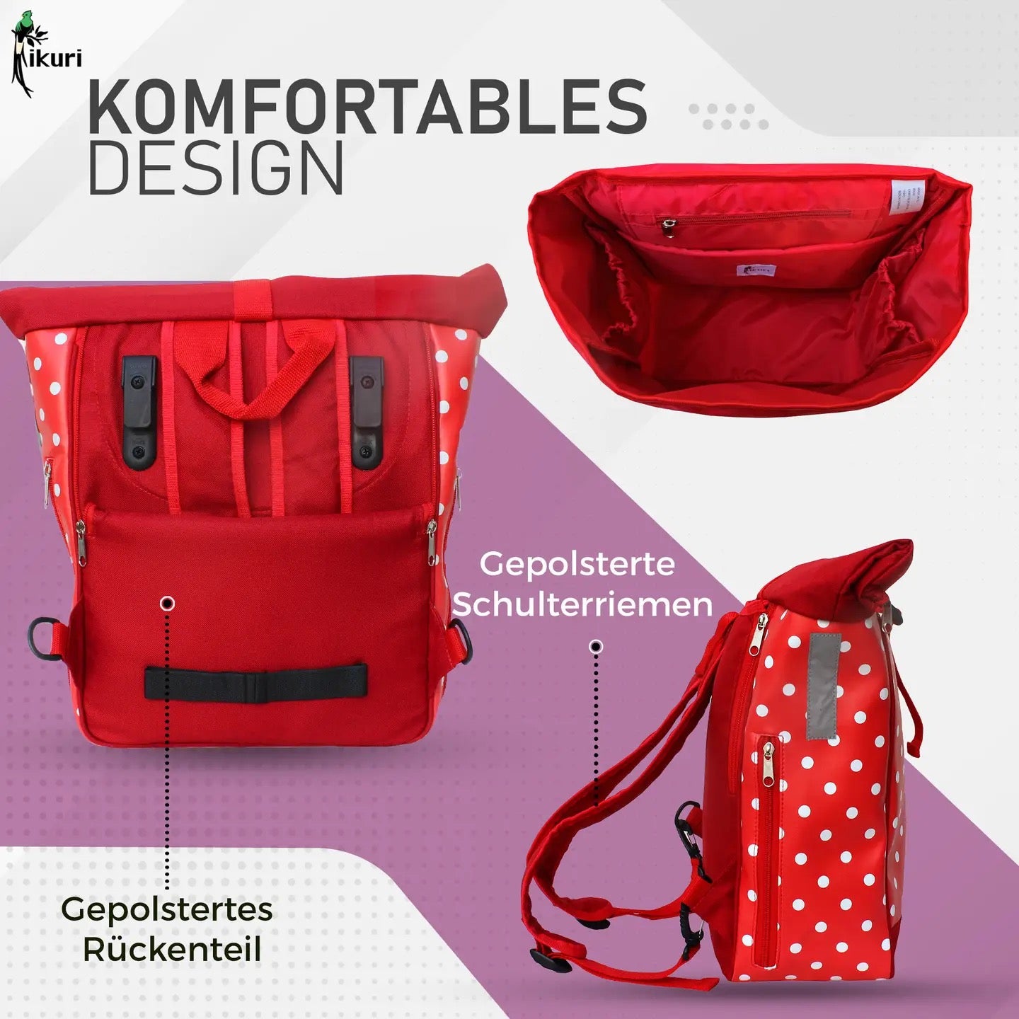 Kombi Fahrradtasche/Rucksack Lunares