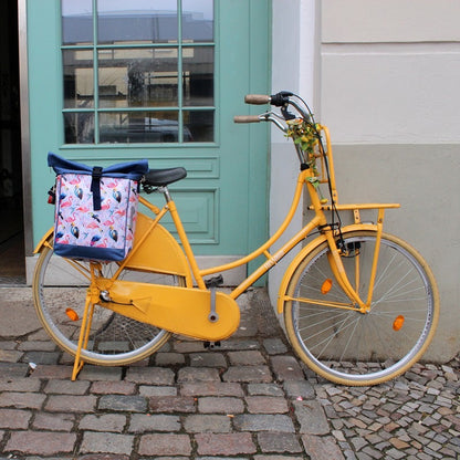 IKURI Fahrradtasche Pajaros – einseitig, wasserdicht, 13–21 l, Klickfix, handgefertigt