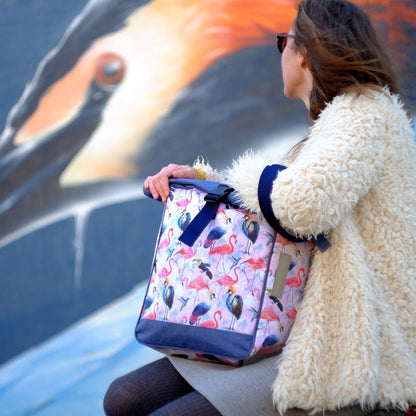 IKURI Fahrradtasche Pajaros – einseitig, wasserdicht, 13–21 l, Klickfix, handgefertigt